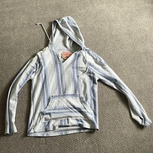 Brooklyn Surf Men's Baja Hoodie Pullover Sweatshirt Beach Poncho